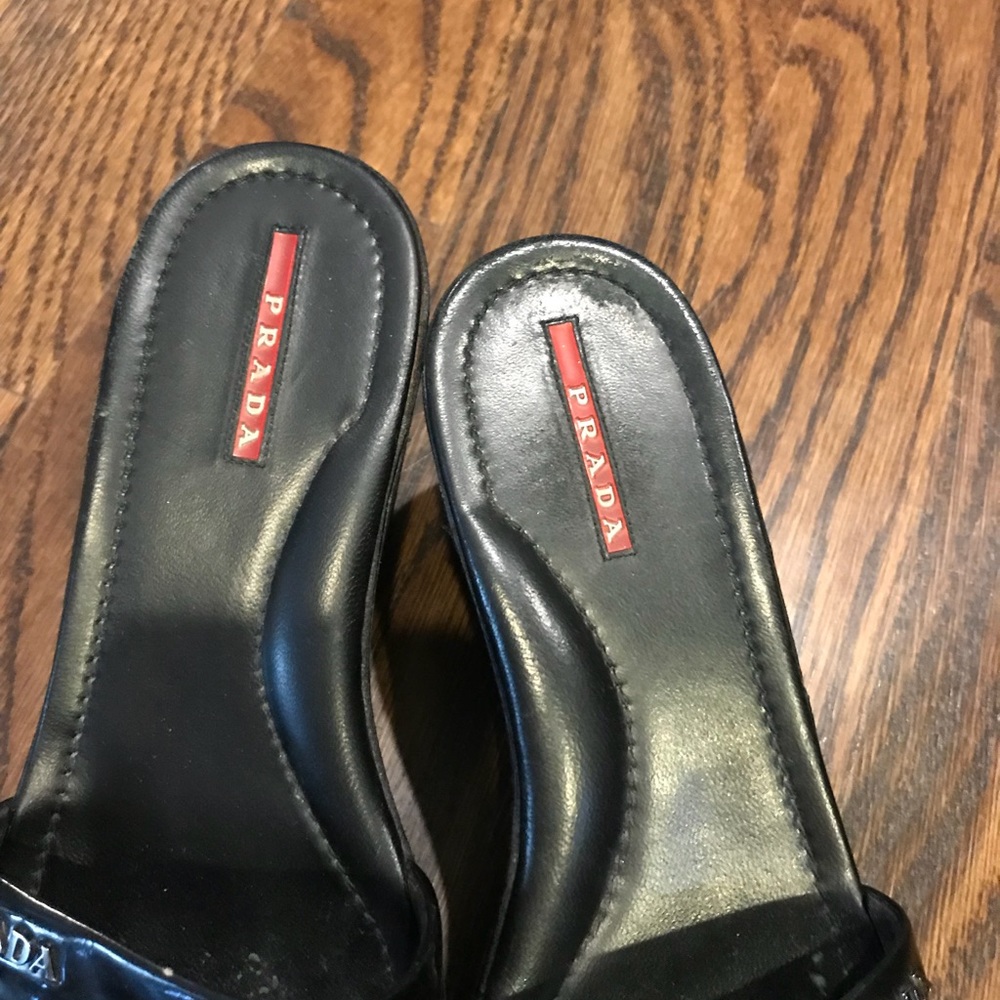 Prada Slip On Sandals